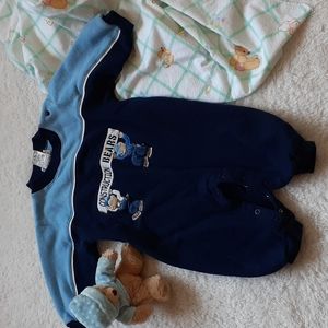 PLAYBEAR Vintage Babies Bodysuit Size 18M Blue